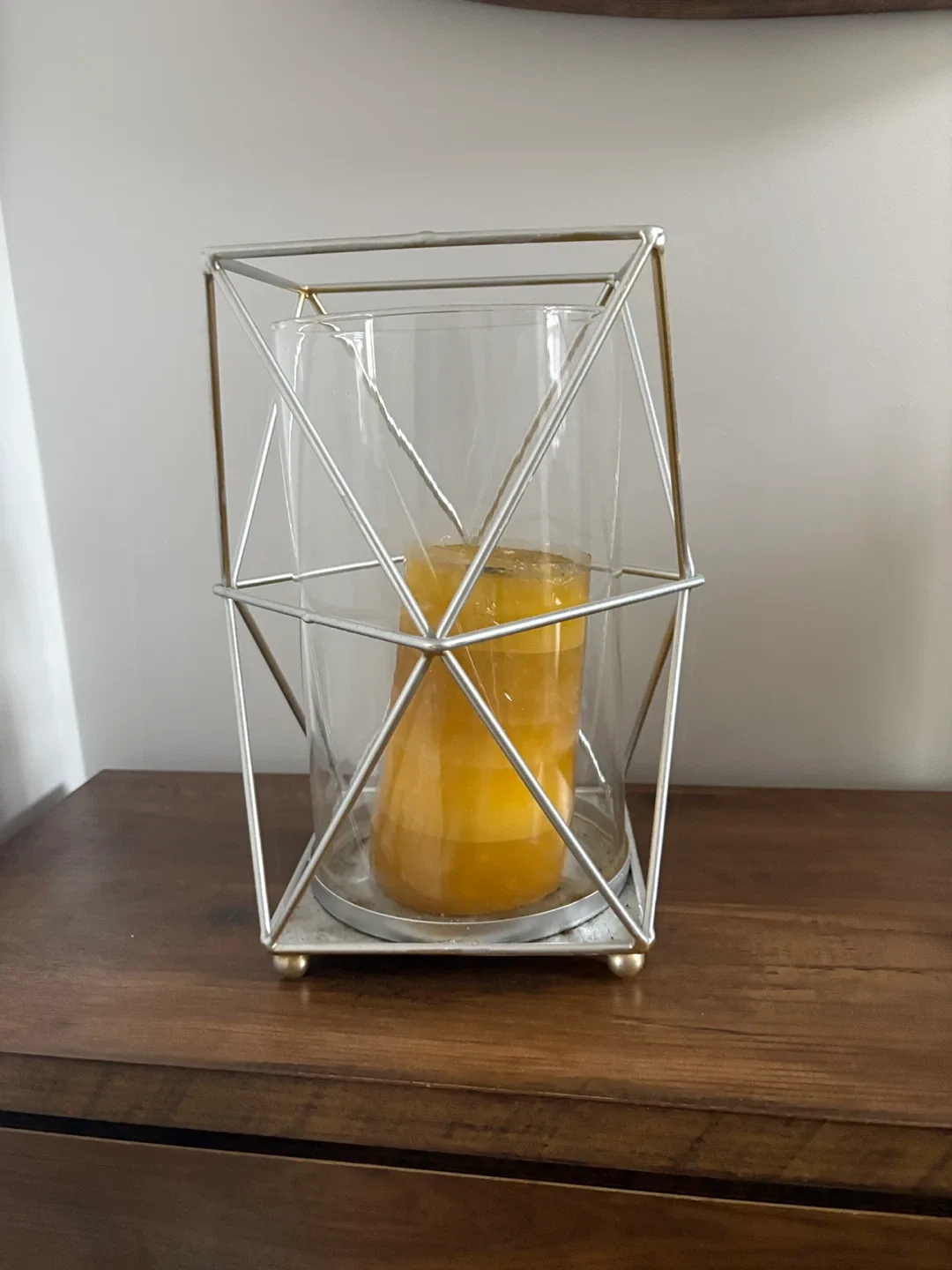 Candle Holder with Candle