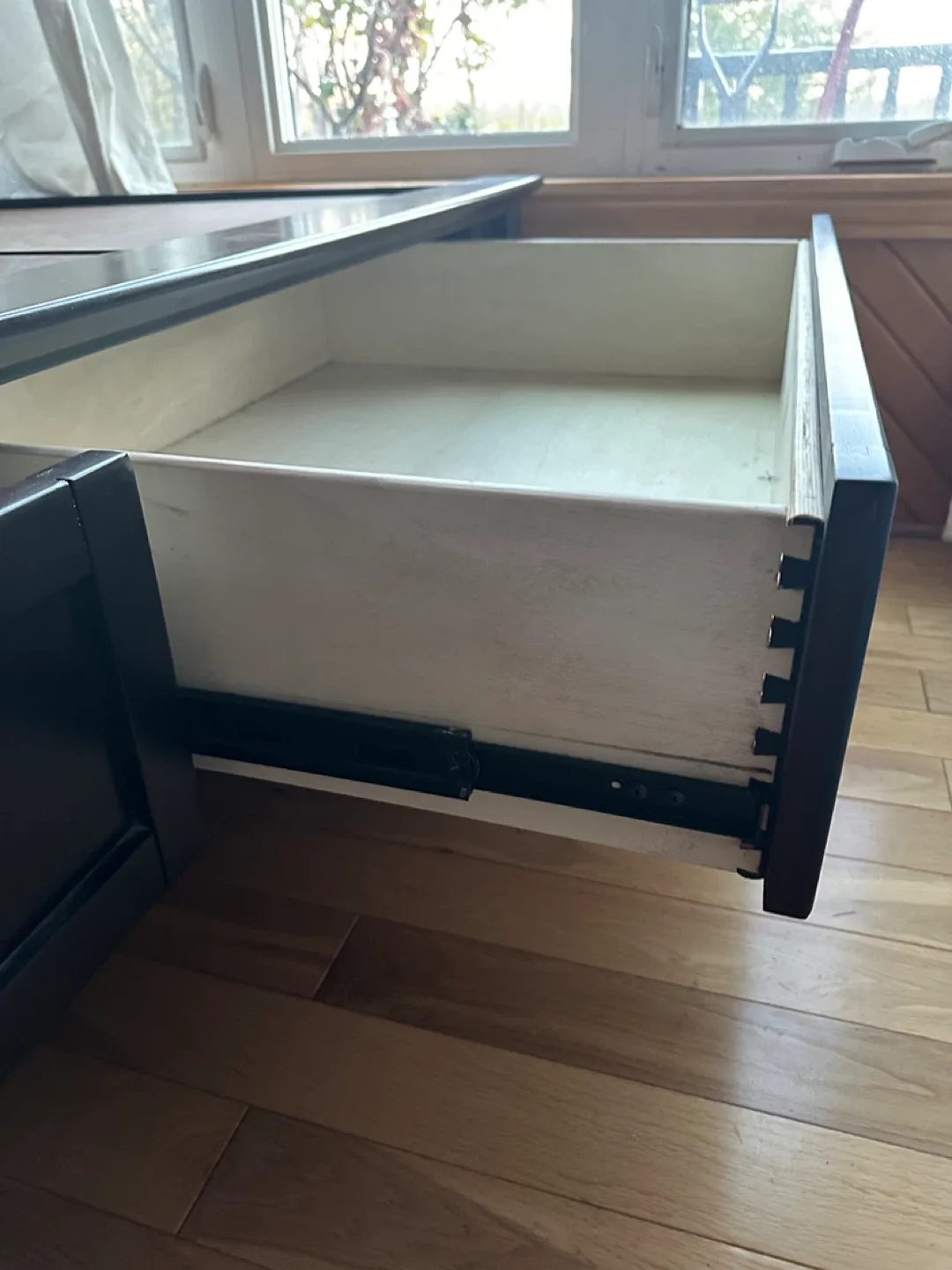 Aspen home luxury King Size Wood Storage Bed (CAN DELIVER) image indicator(8)