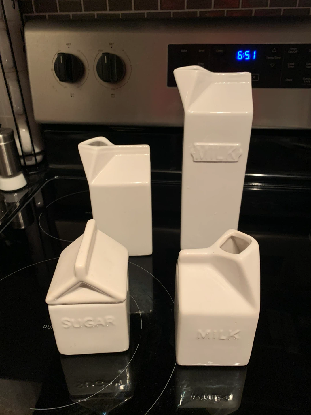 Ceramic Milk & Sugar Container Set - photo 3