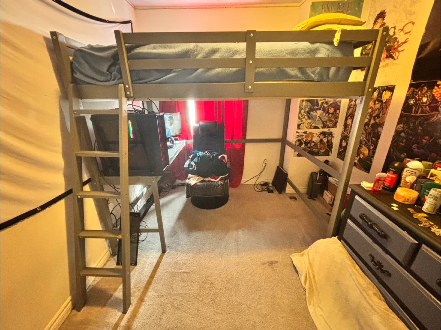 Loft Bed with Desk