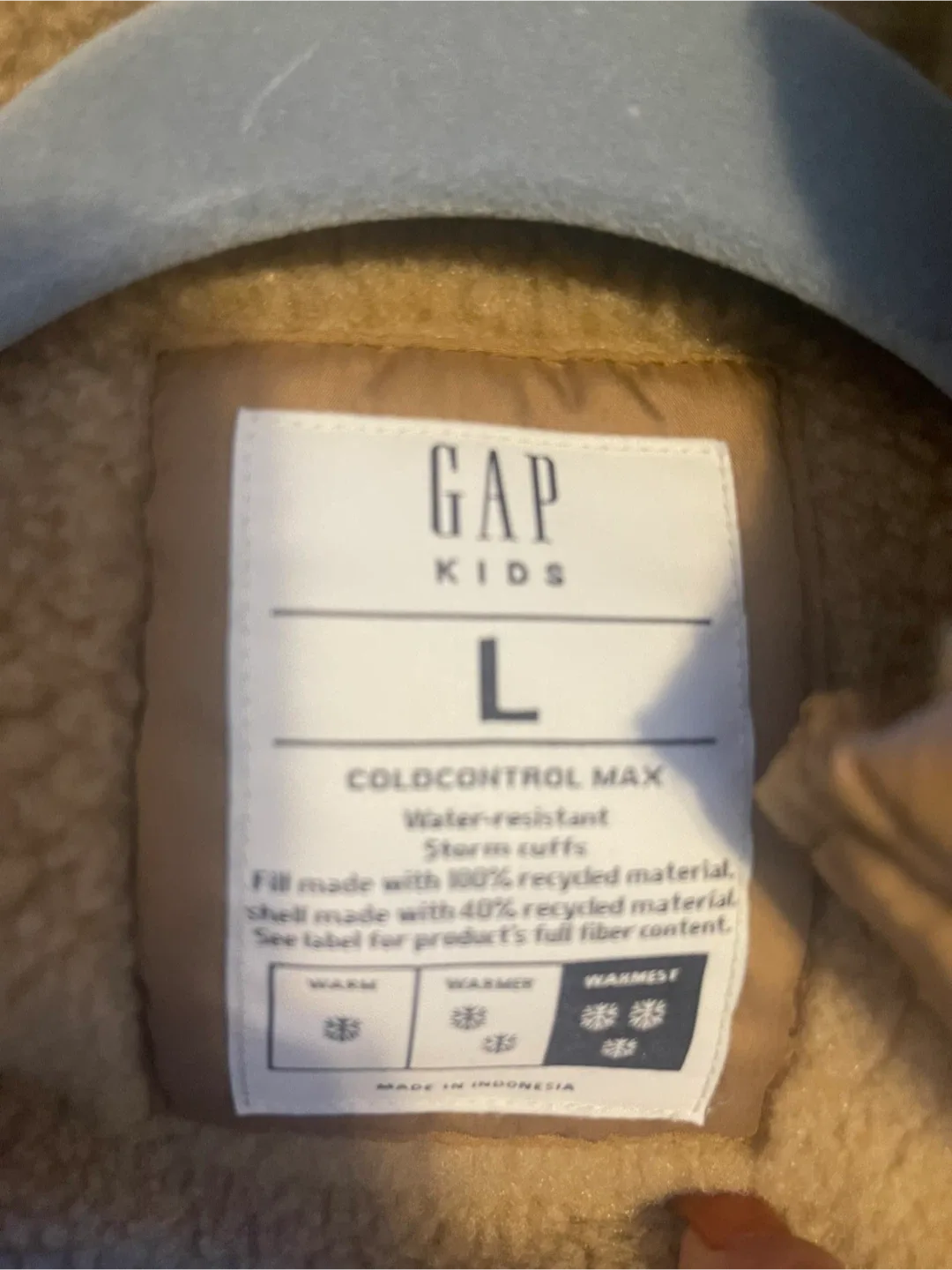 Gap Kids ColdControl Max Puffer Jacket - Size L image indicator(2)