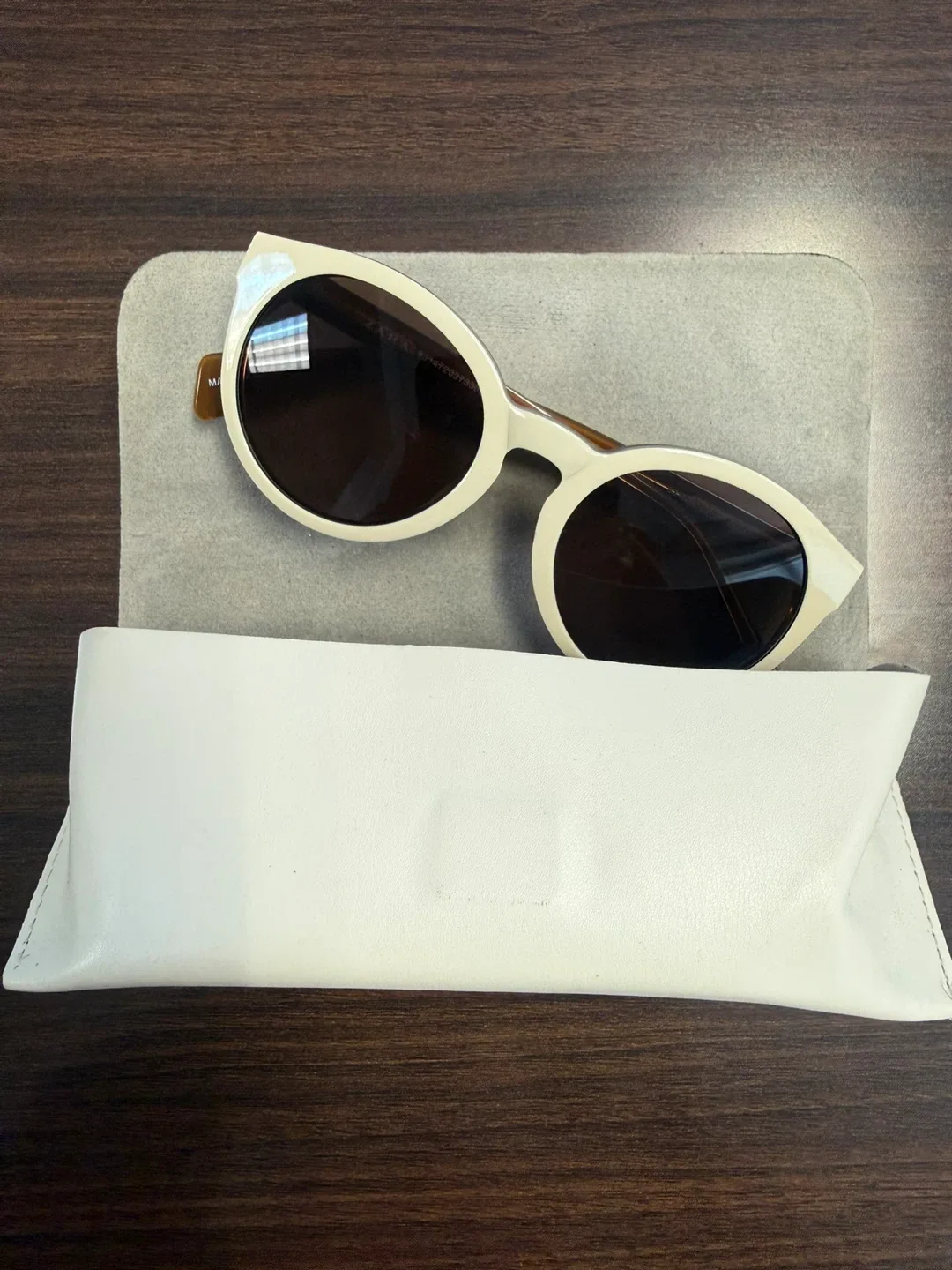 ZARA Round Retro Sunglasses with Case