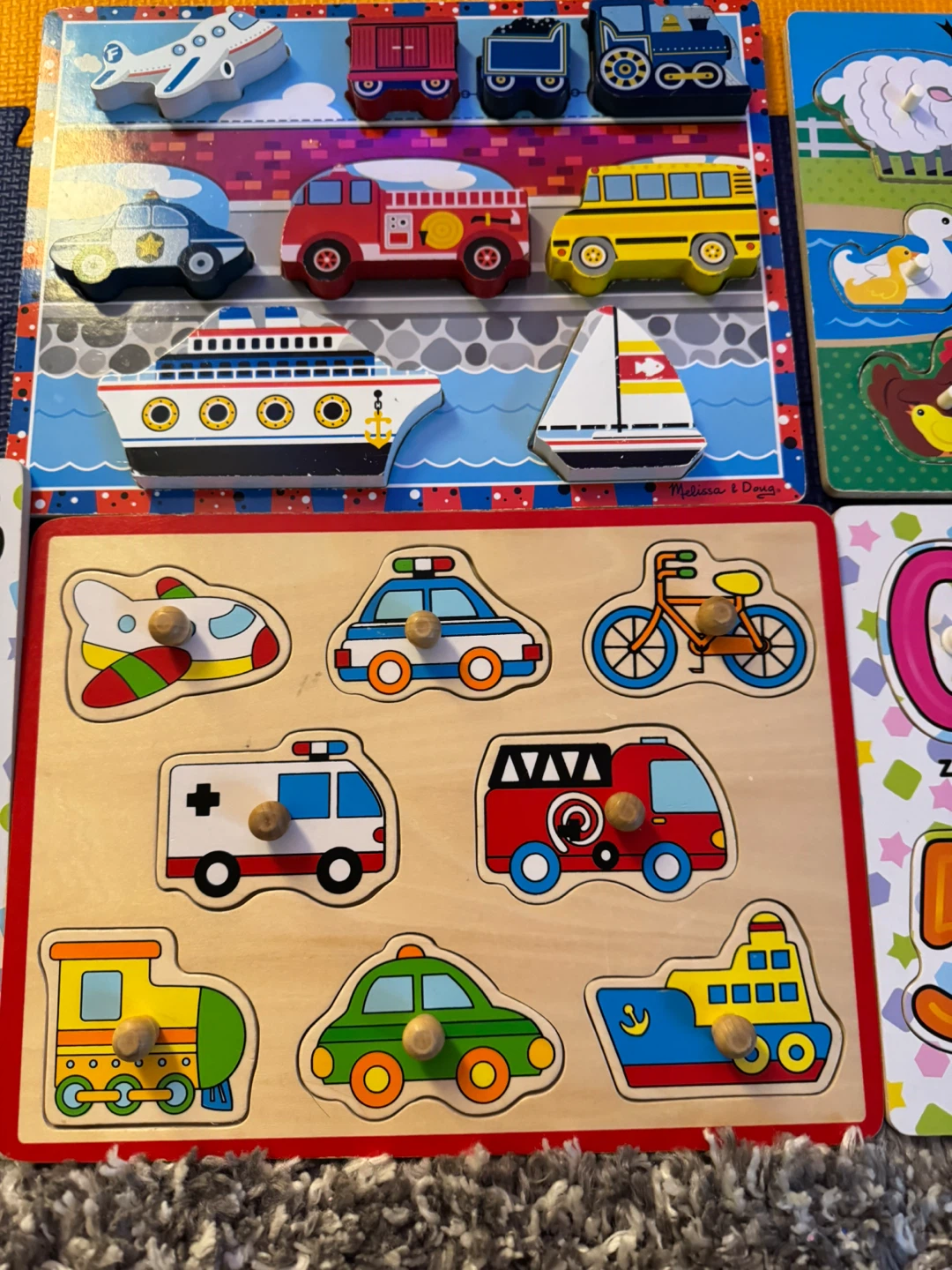 Melissa & Doug Wooden Puzzles Set - photo 2