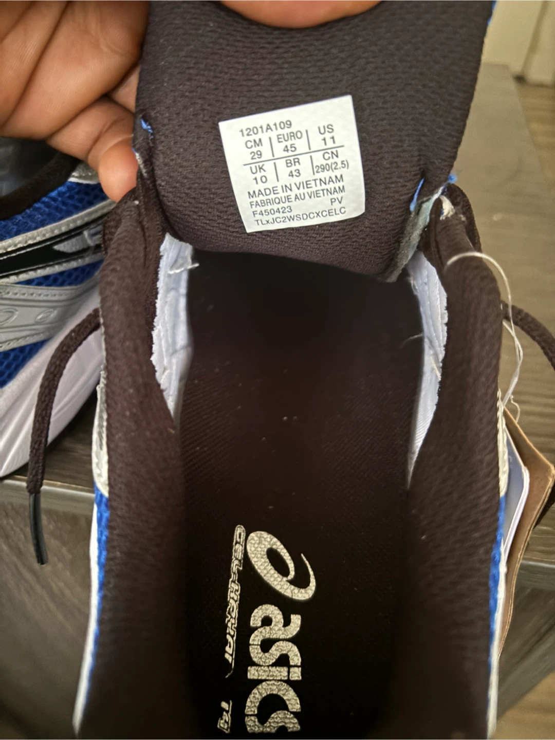 Asics Gel-1130 Blue/Silver, Men's US 11 - photo 4