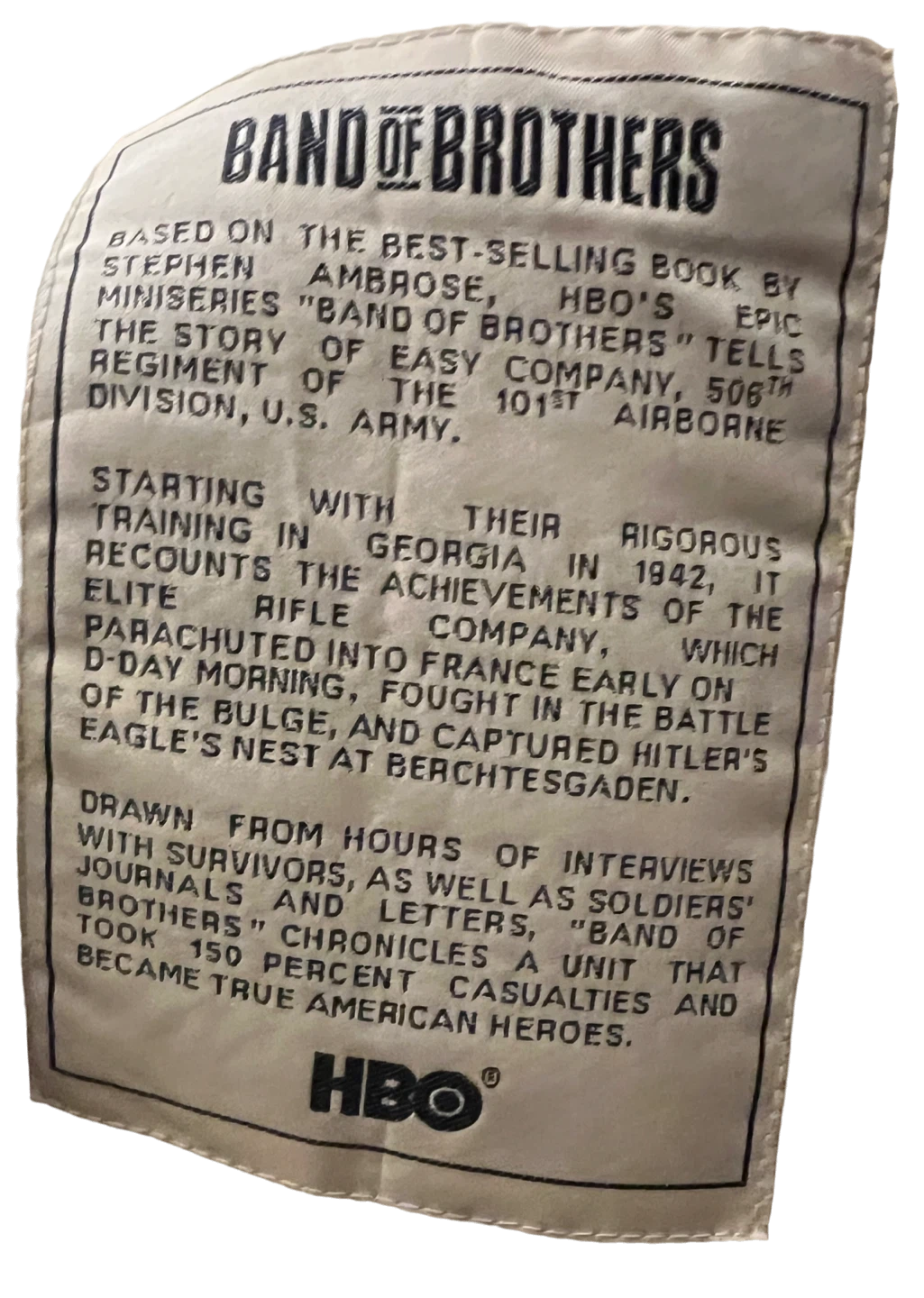HBO Band of Brothers Leather Jacket - photo 3