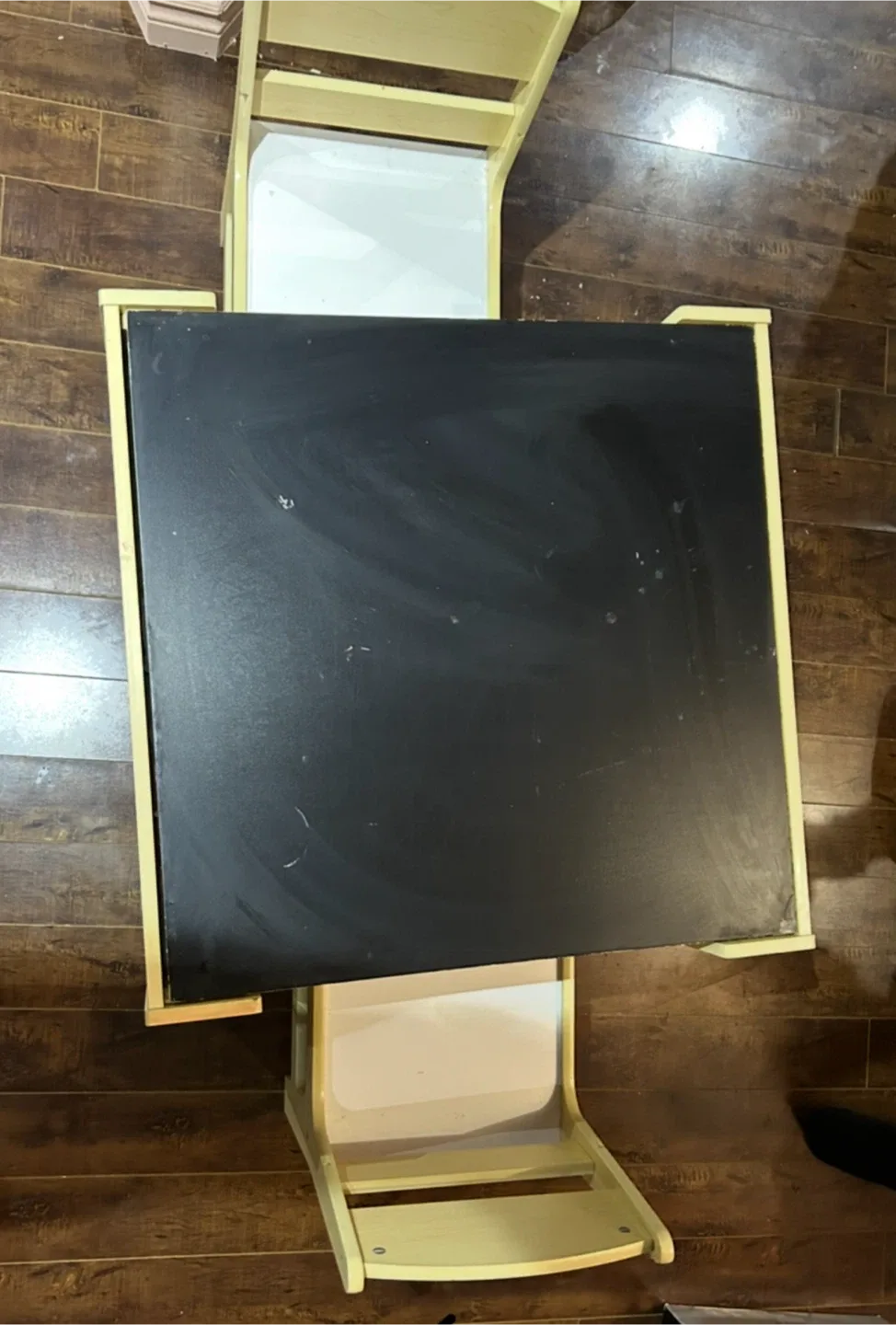 Kids Activity Table with 2 Chair, Chalk board, storage area image indicator(2)