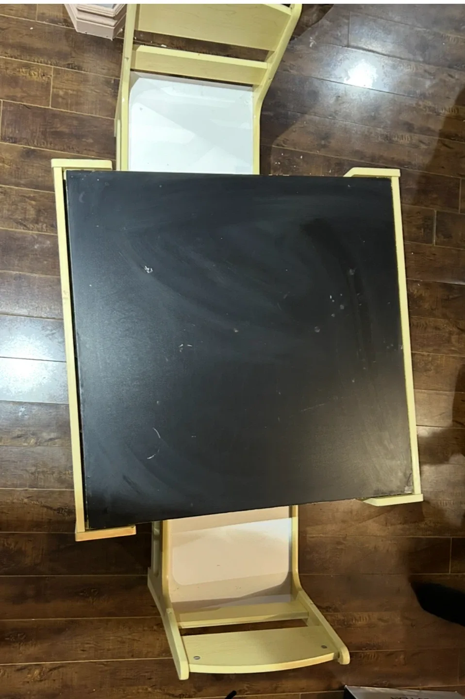 Kids Activity Table with 2 Chair, Chalk board, storage area image indicator(3)