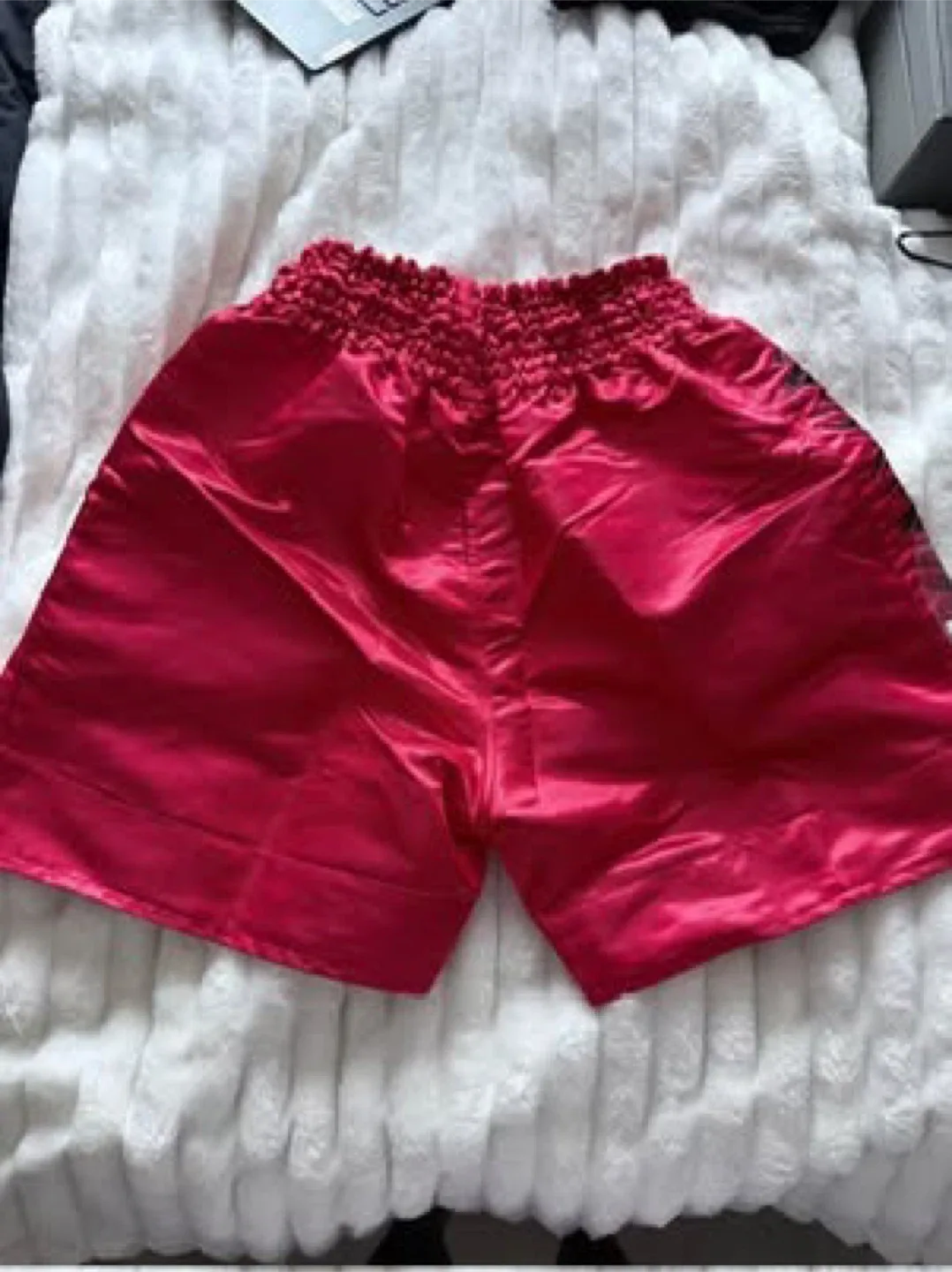 Chris Brown Breezy Bowl Merch Red Shorts Size Small image indicator(2)