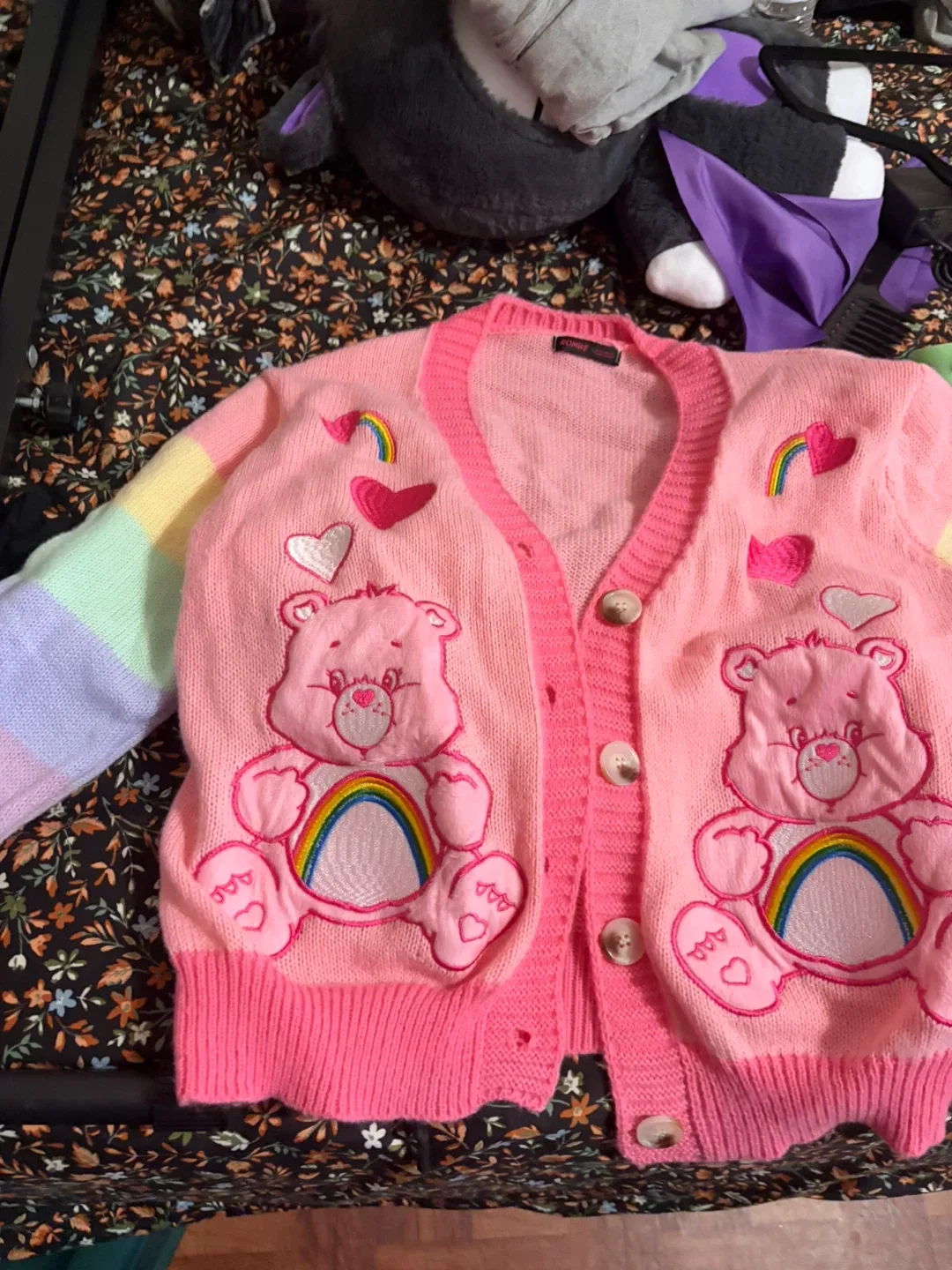Care Bears Pink Cardigan size L image indicator(2)