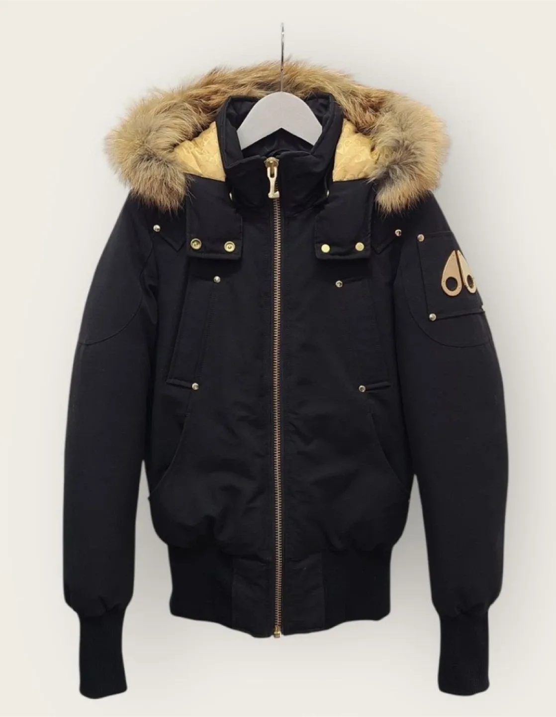 Moose Knuckle black/gold bomber image indicator(2)