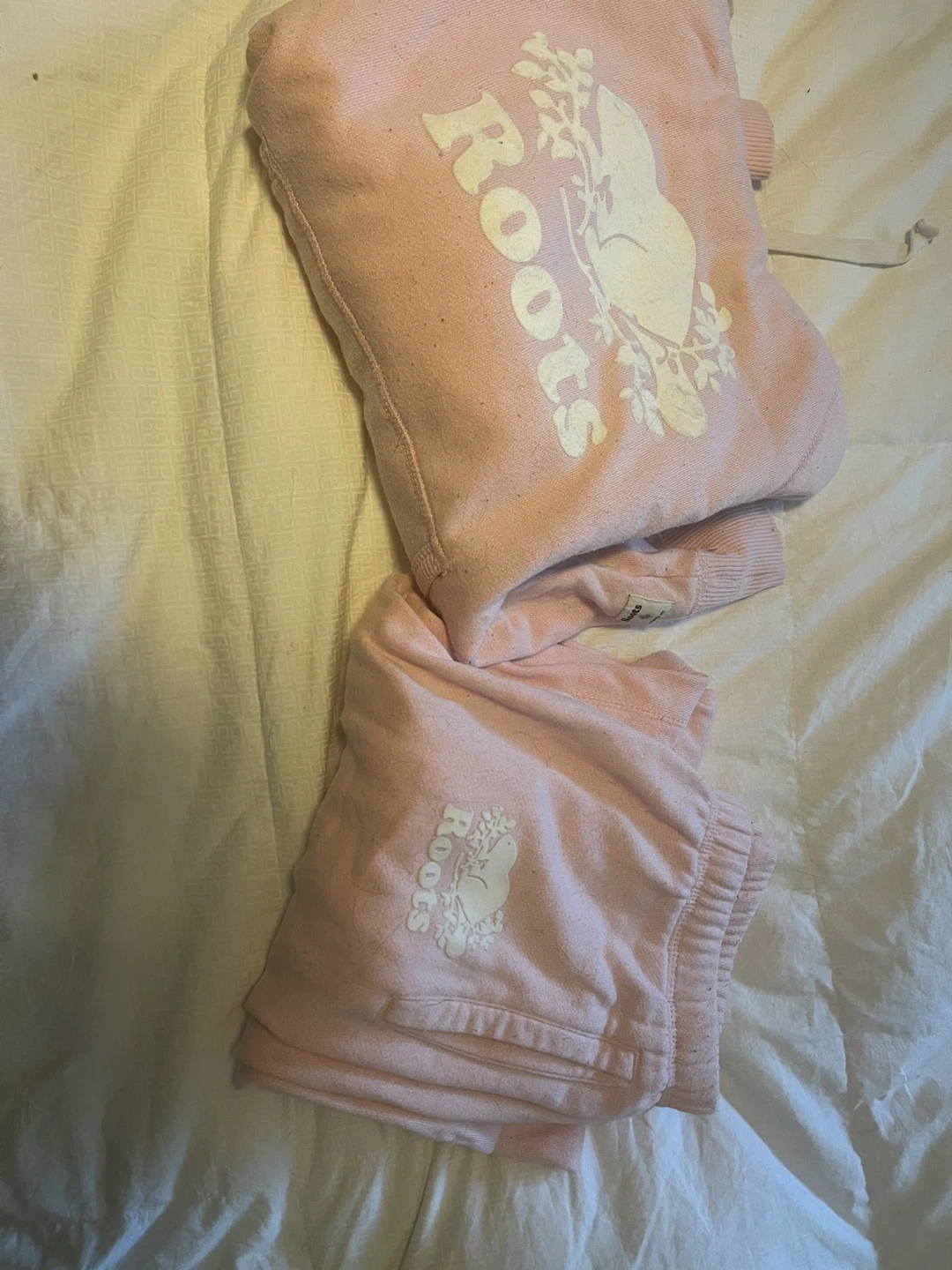 Roots Pink Lounge Set (Hoodie & Sweats)