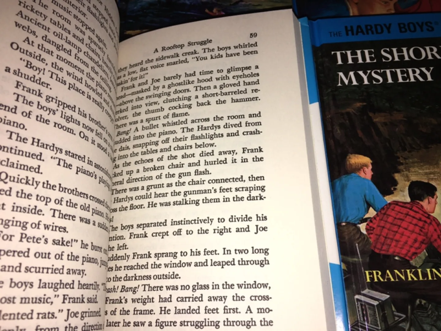 (All 10 books for $25) 10 Hardcover Hardy Boys Mystery Books image indicator(3)