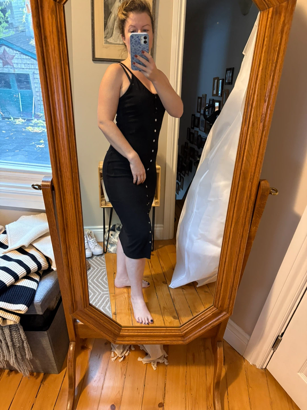 ReVamped Ribbed Button Dress - Size M x2 - photo 4