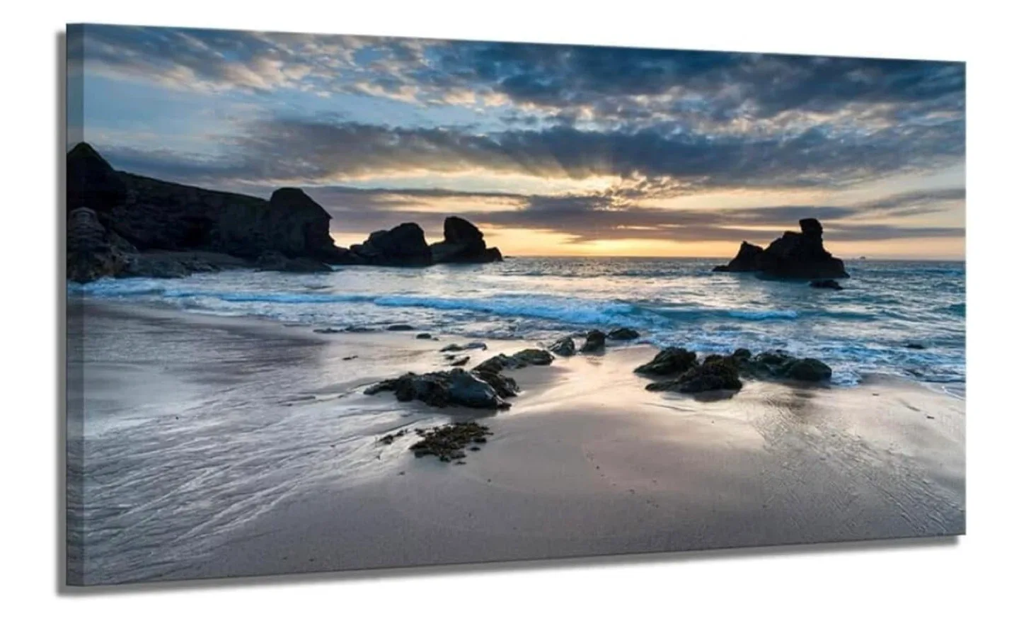 Beach Morning Sunrise Canvas, 150Lx75Wcm
