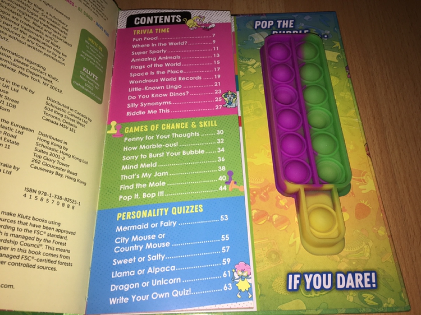 Klutz Pop It! Challenge Activity Book - photo 2