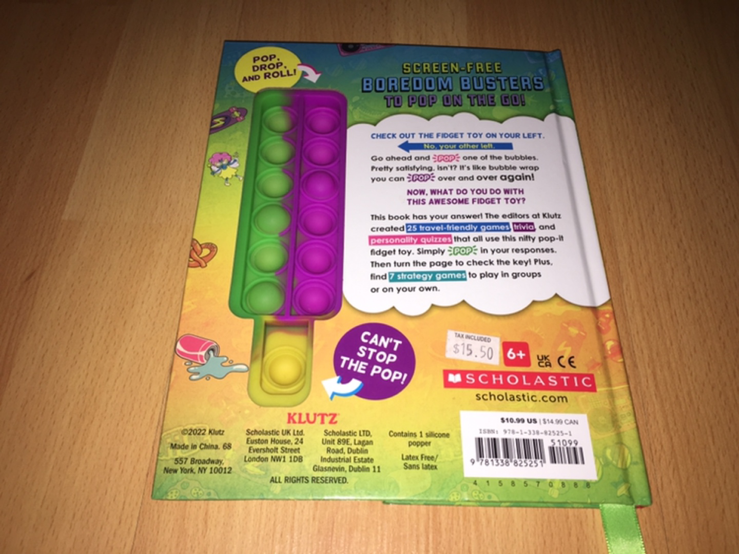 Klutz Pop It! Challenge Activity Book - photo 4