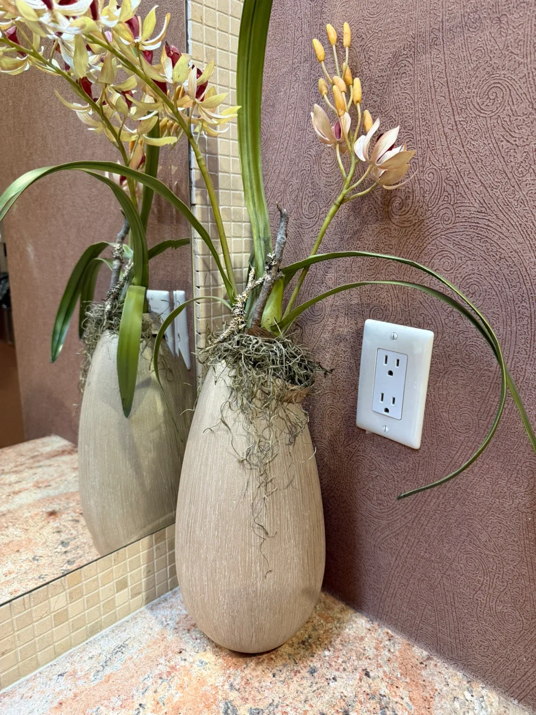 Orchid in Decorative Vase 🥕