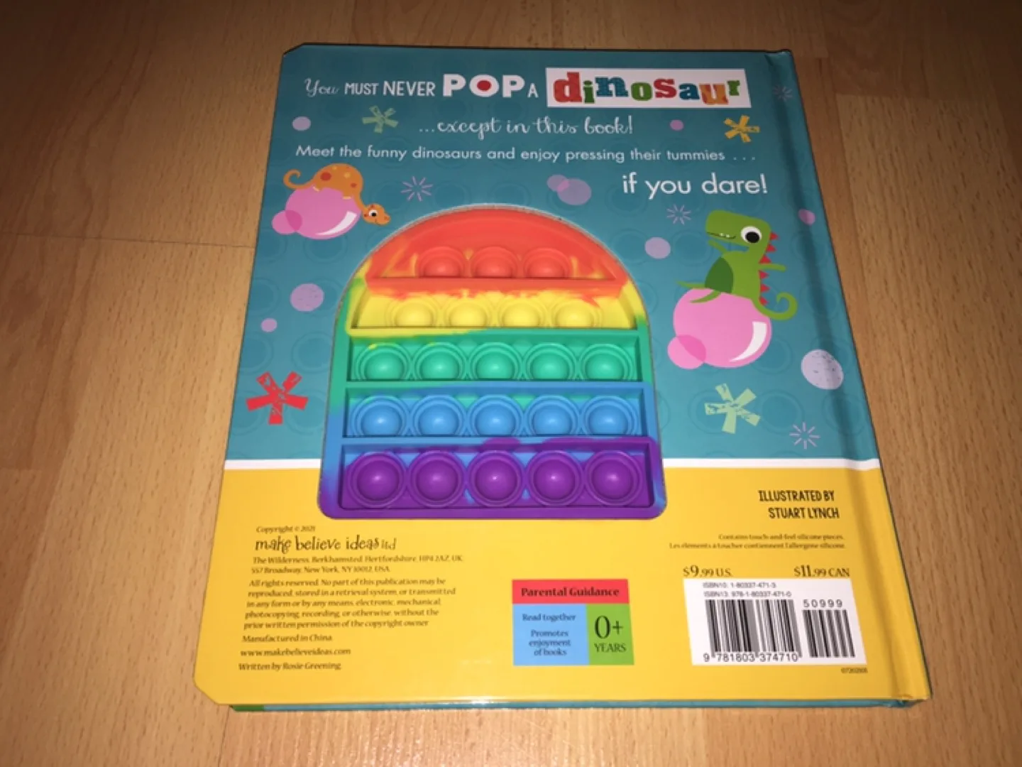 Never Pop A Dinosaur! Book with Sensory Pop-Its image indicator(3)