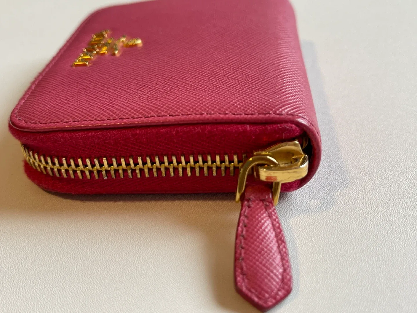 Prada Pink Leather Coin Purse 🥕 image indicator(3)