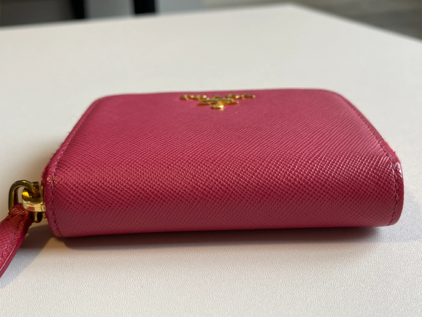 Prada Pink Leather Coin Purse 🥕 - photo 4