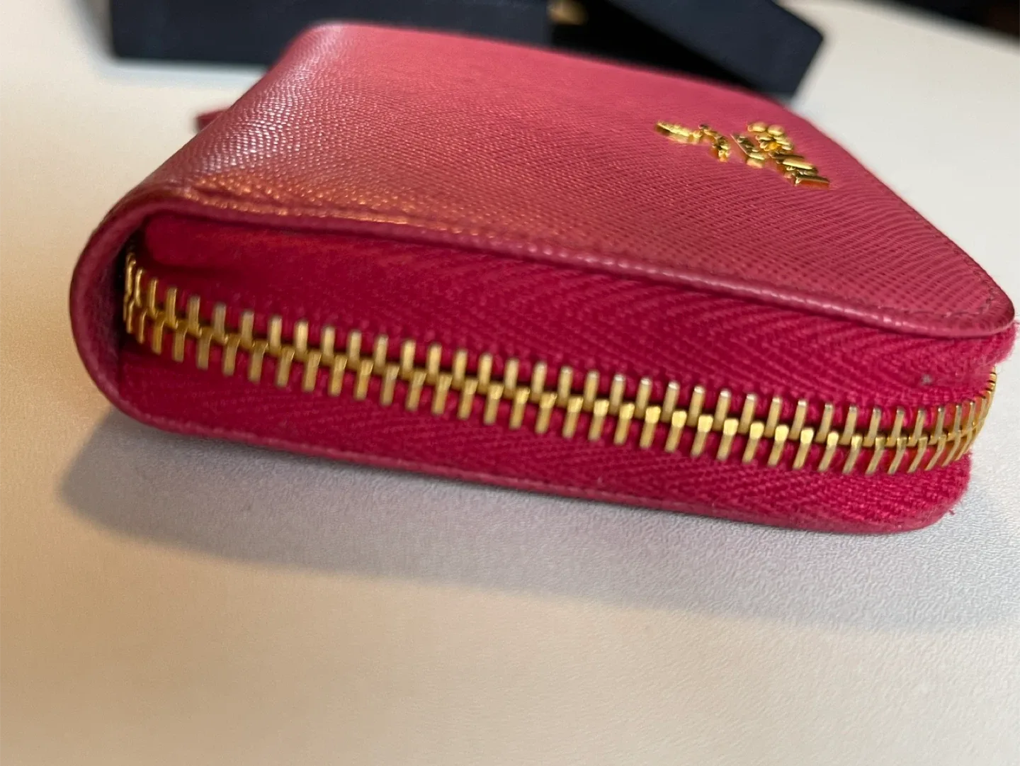 Prada Pink Leather Coin Purse 🥕 image indicator(5)