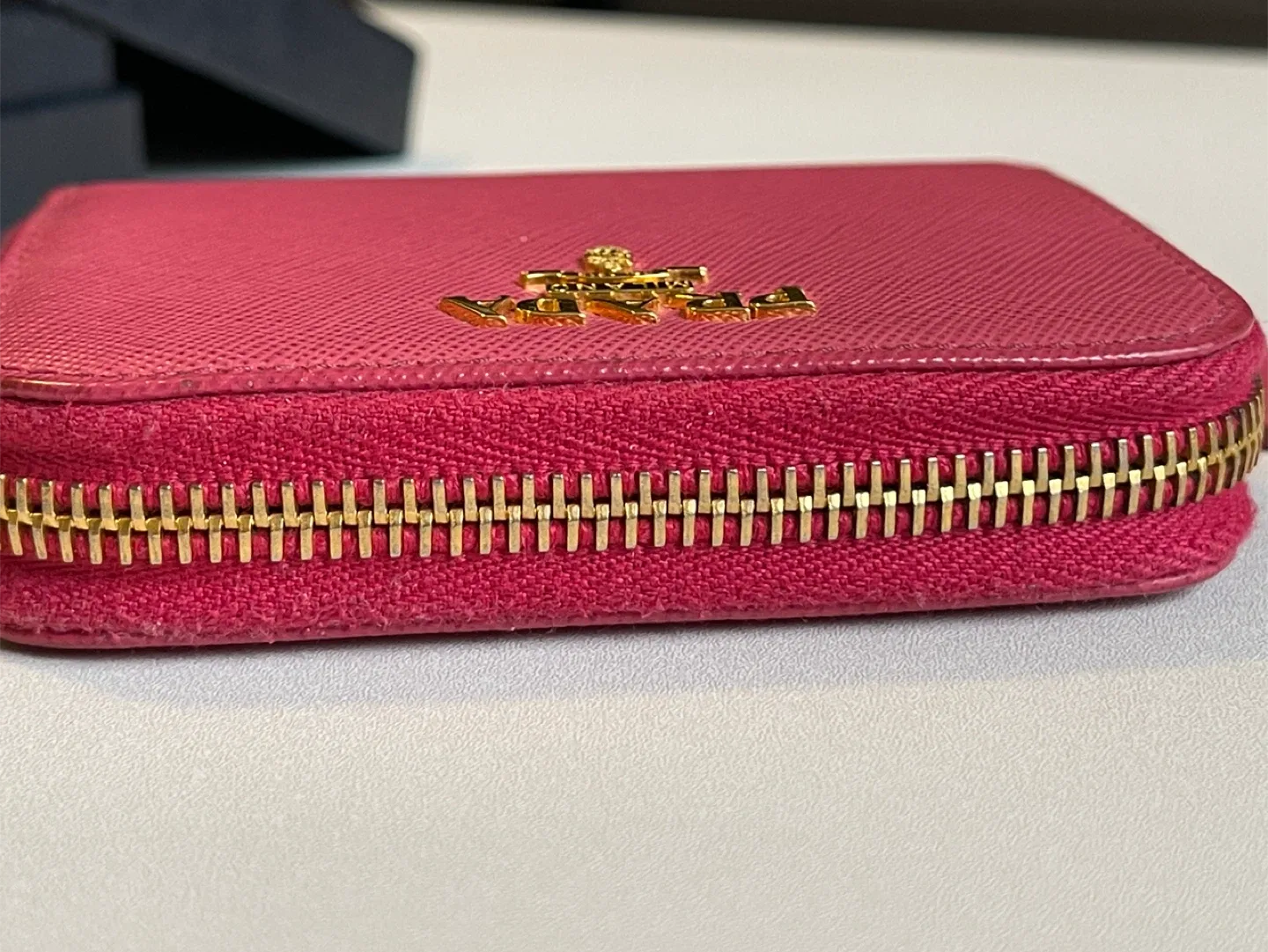 Prada Pink Leather Coin Purse 🥕 image indicator(8)