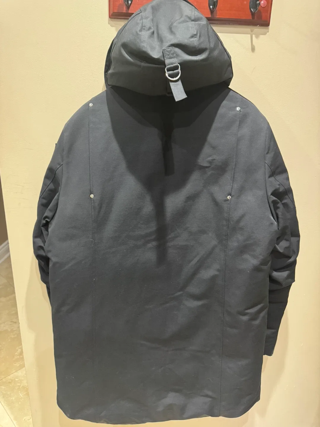 Moose Knuckles Down Filled Black Jacket Size XL image indicator(8)