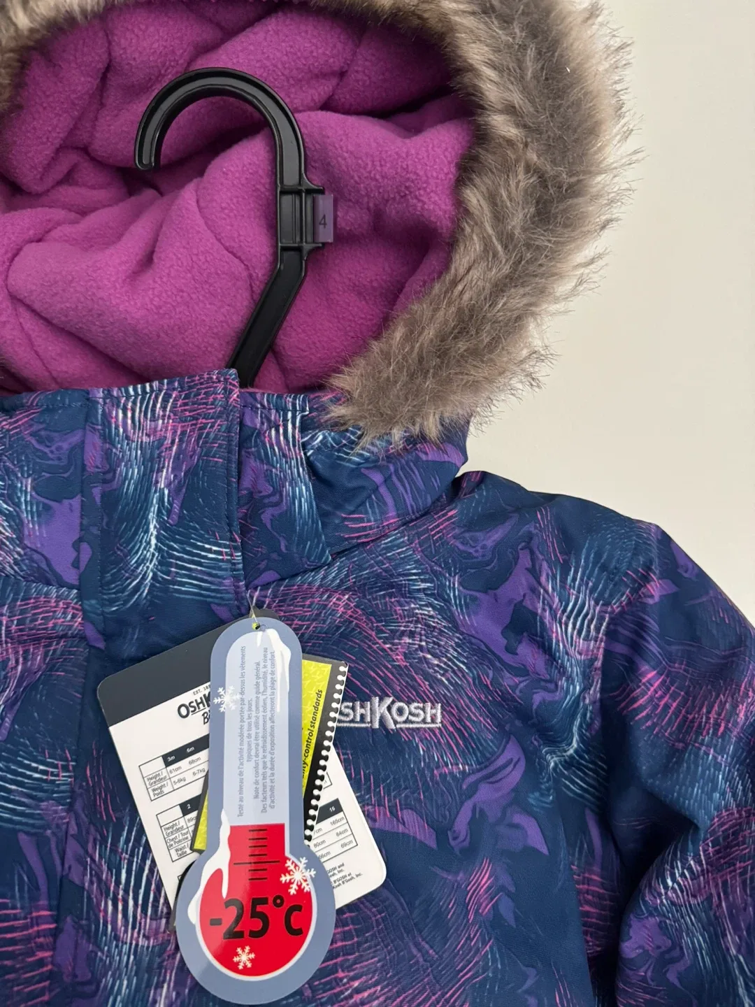 OshKosh Winter Jacket - Size 4 - New with Tags! image indicator(5)