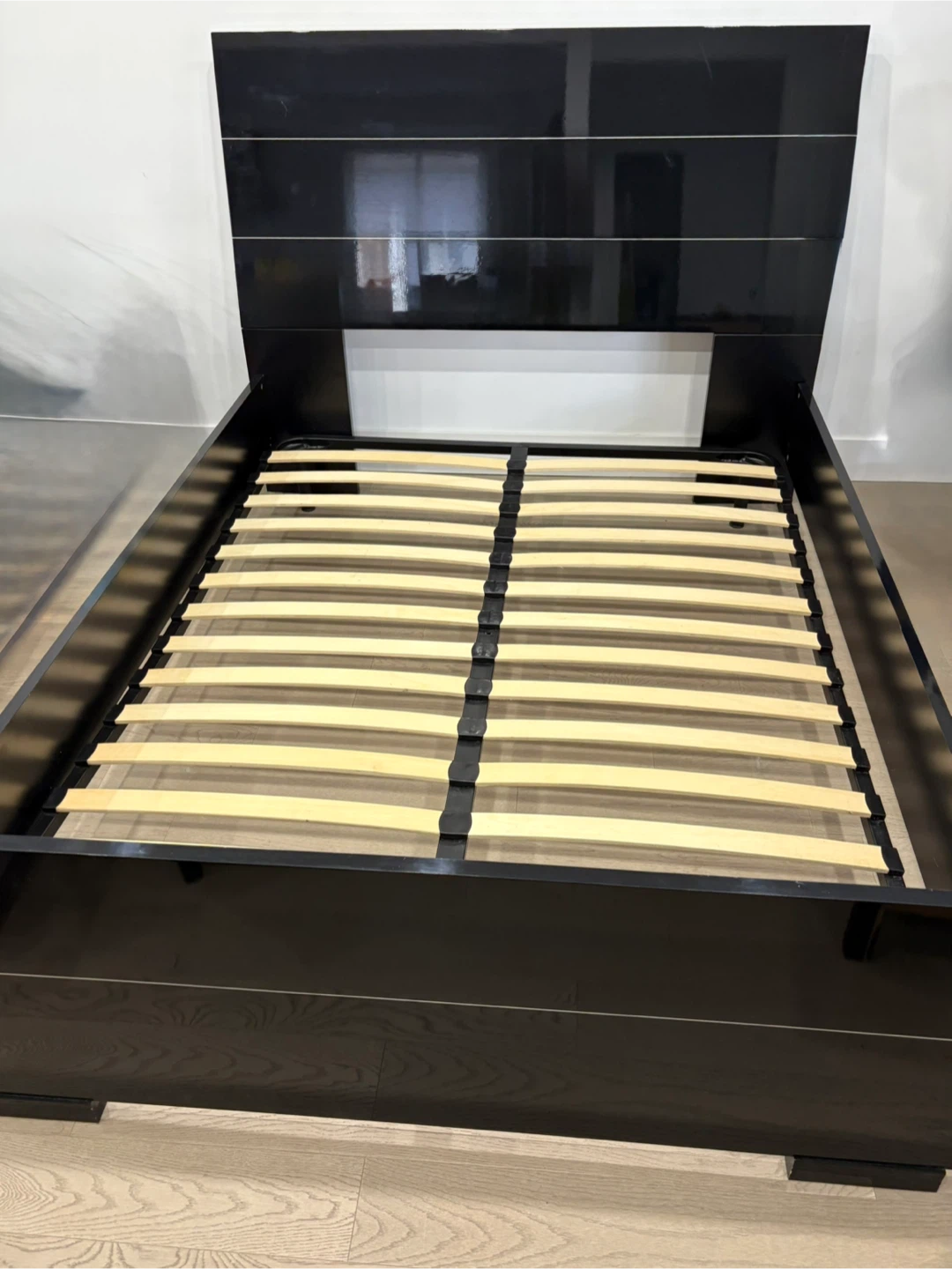 Black queen Bed Frame (1.96m x 1.24m)