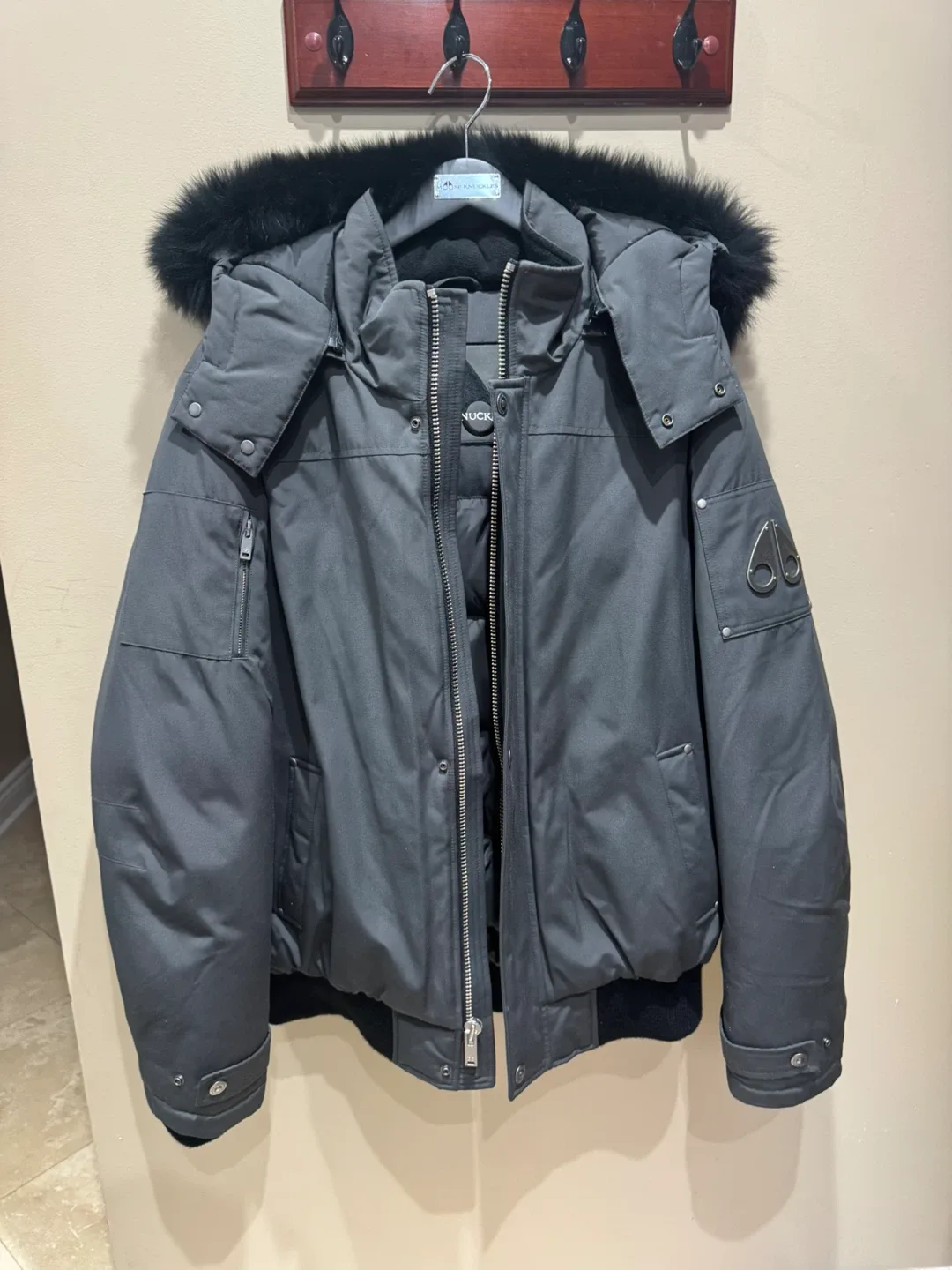 Moose Knuckles Down Bomber Jacket size XL image indicator(2)