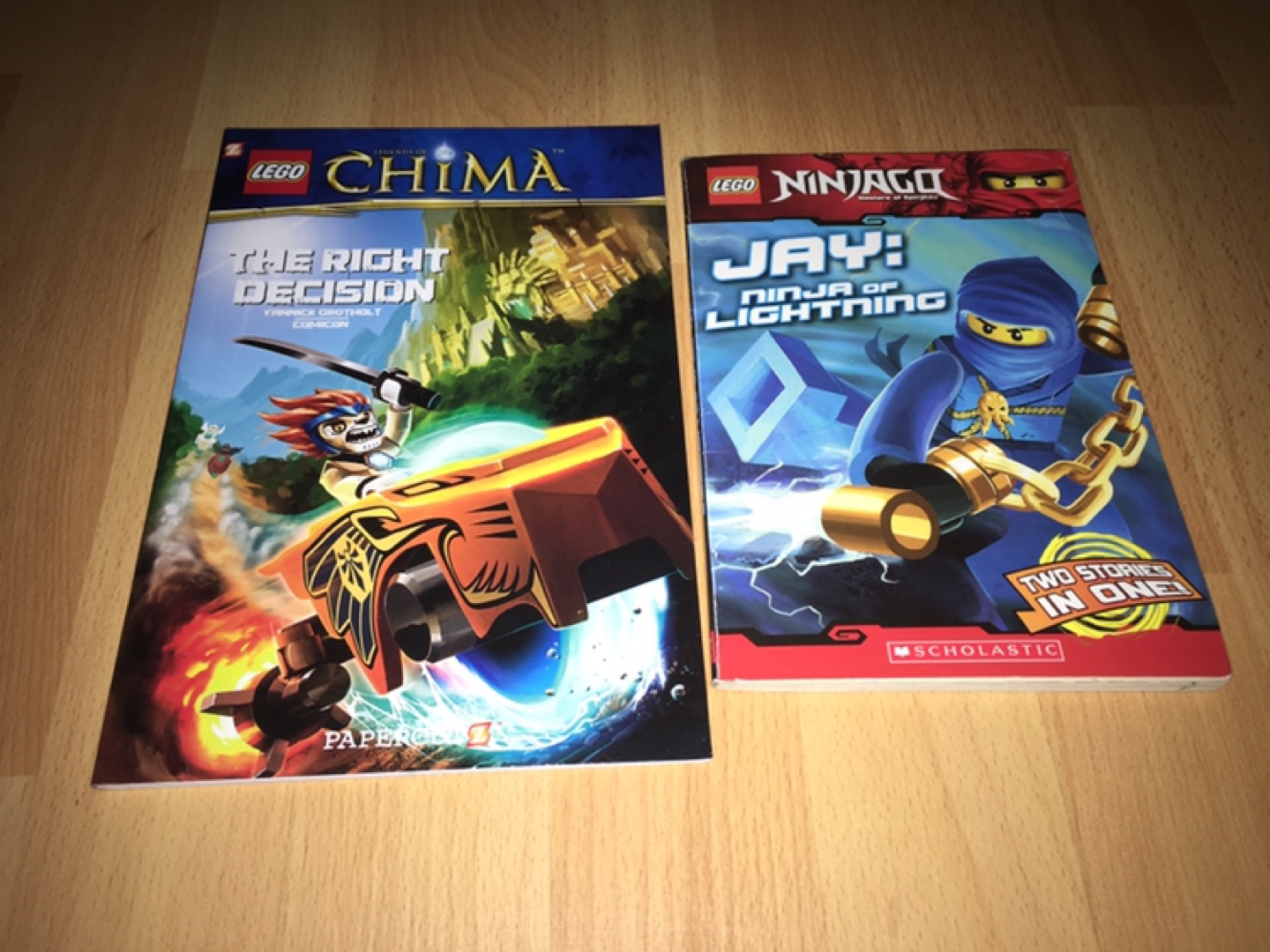 (Both books for $5) LEGO Chima & Ninjago Books