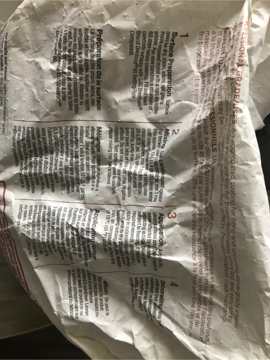 Sheetrock Cover Coat Leveling Compound image indicator(3)