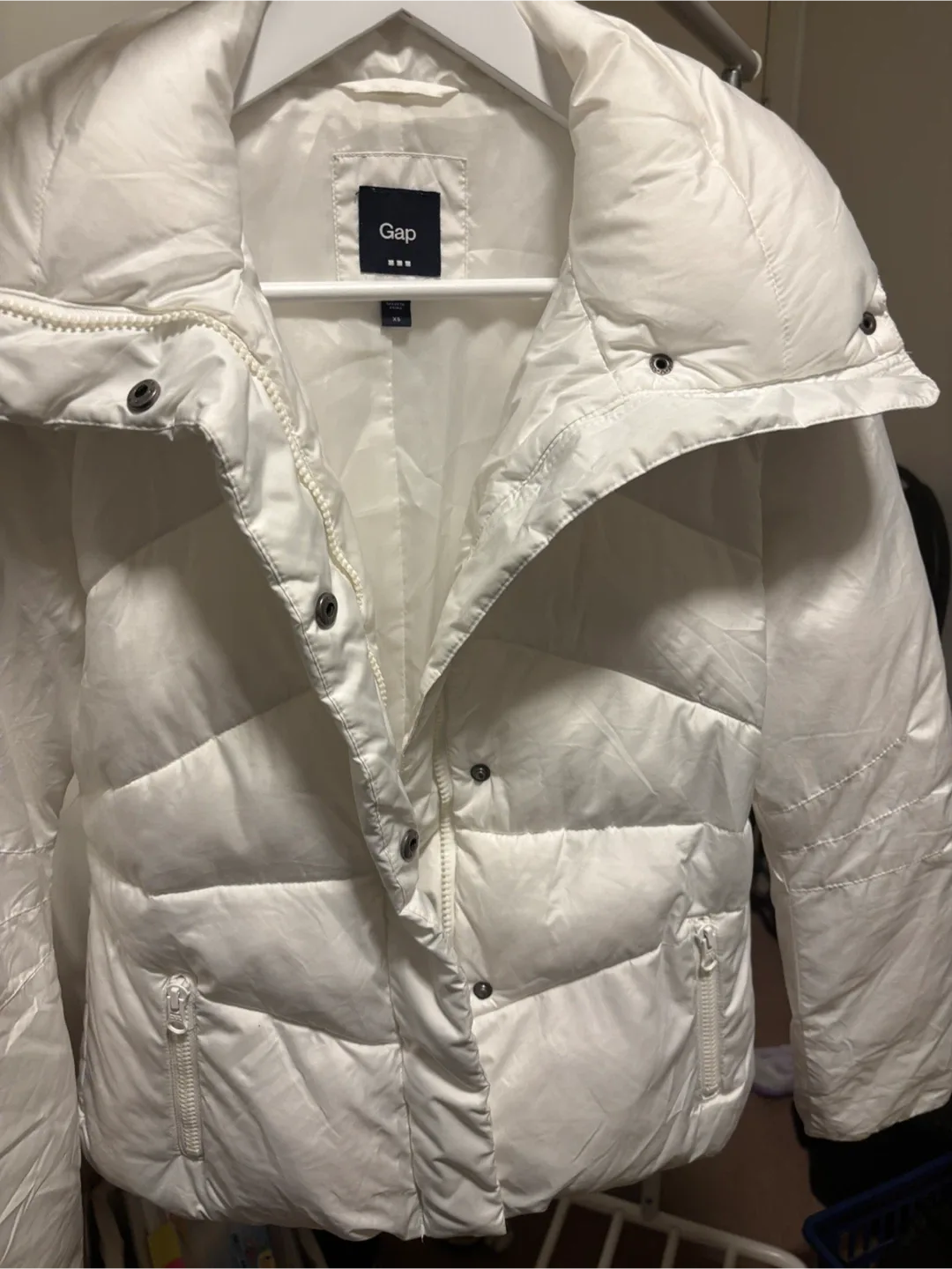 ❄️ Women’s Gap Winter Coat - White, Size XS, Brand New