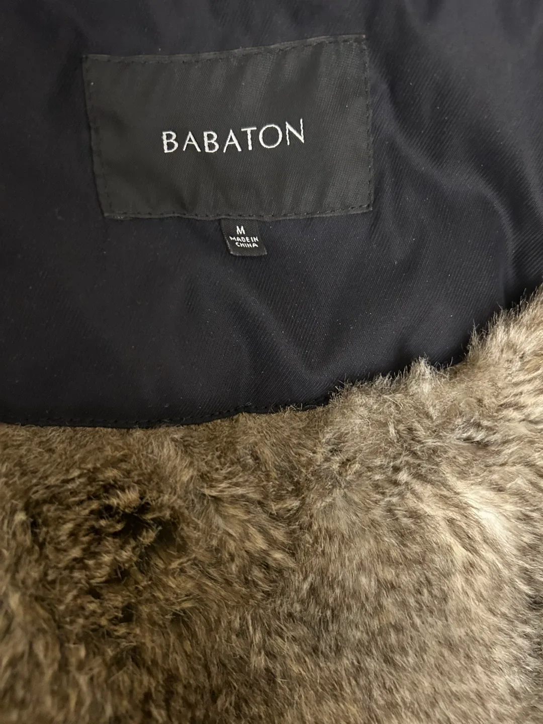 Babaton Black Winter Coat - Size M image indicator(2)