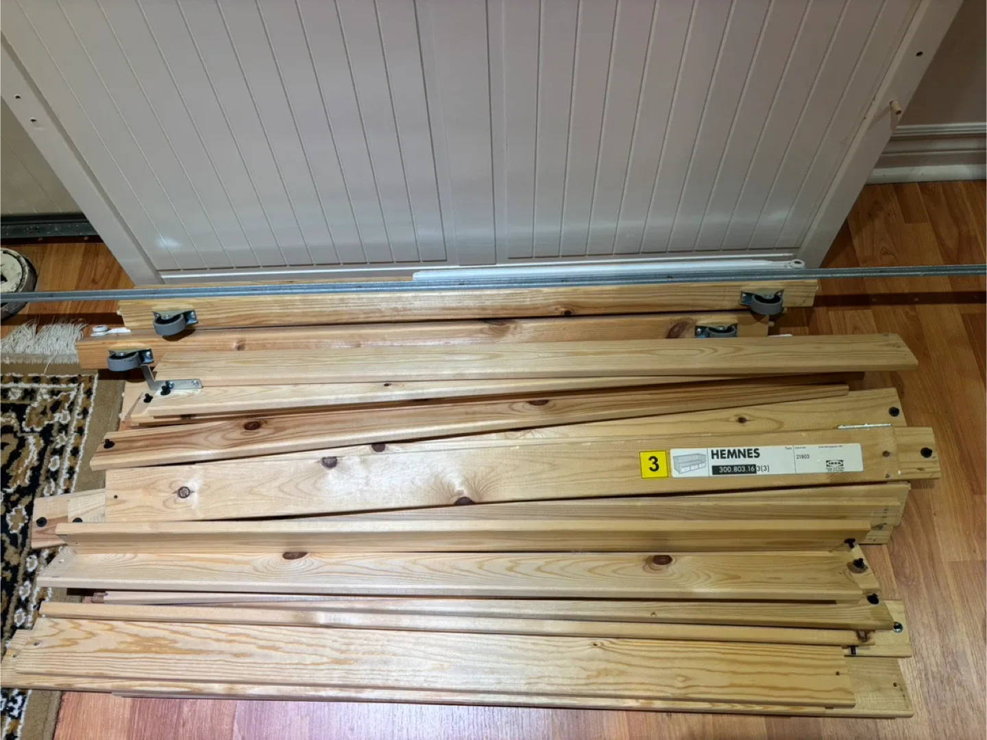 IKEA Hemnes White Bed Frame image indicator(3)