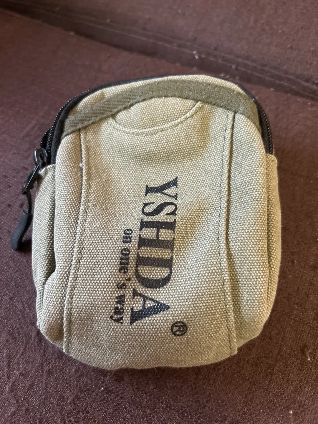 Yshda Small Canvas Pouch - Khaki