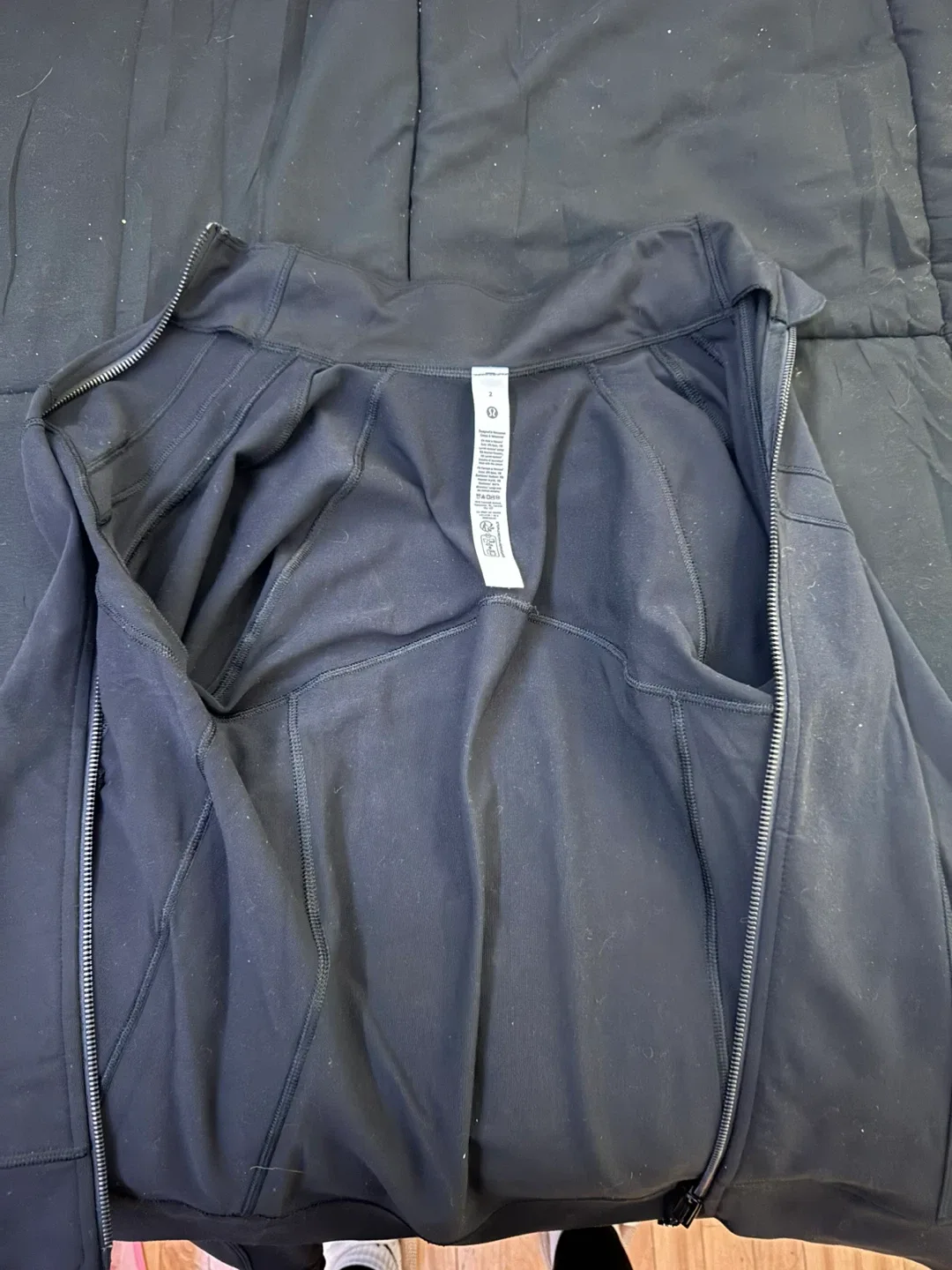 Lululemon Define Track Jacket - Black, Size 2 image indicator(2)