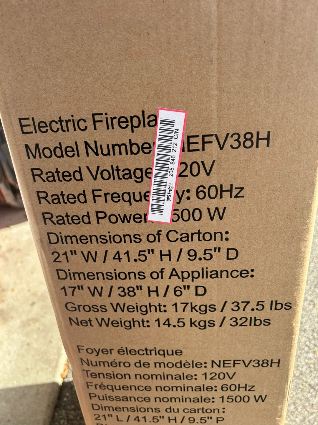 Napoleon NEFV38H Vertical wall mount 38” fireplace image indicator(2)