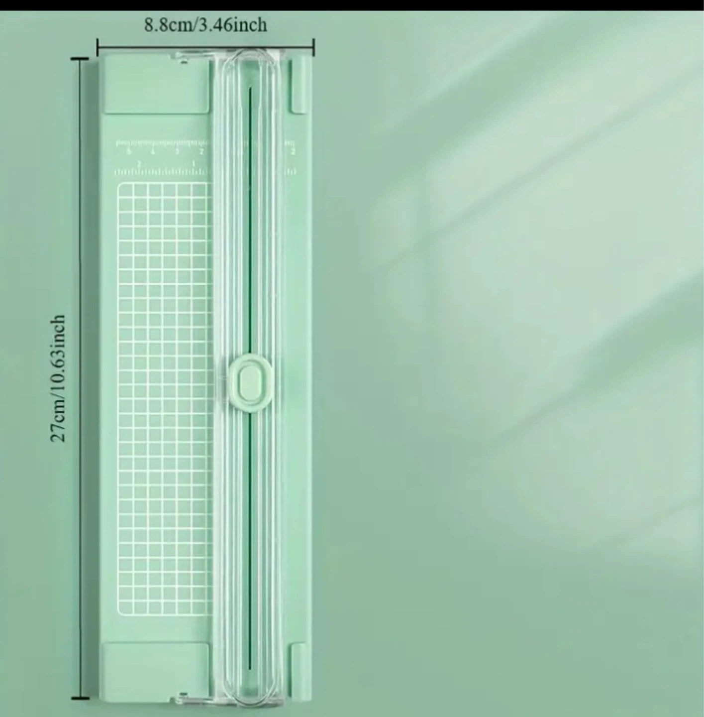 Mint Green Paper Trimmer - 10.63 inch