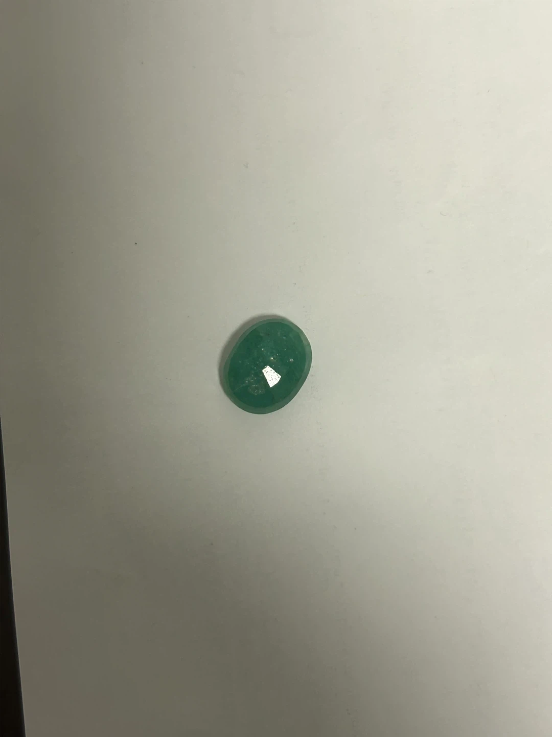 Natural Emerald 6.25cts Oval Cut - photo 3