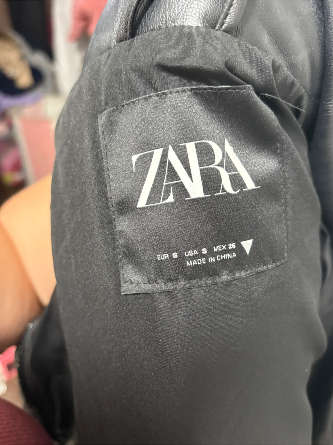 Zara Padded Faux Leather Vest - Size S - photo 3