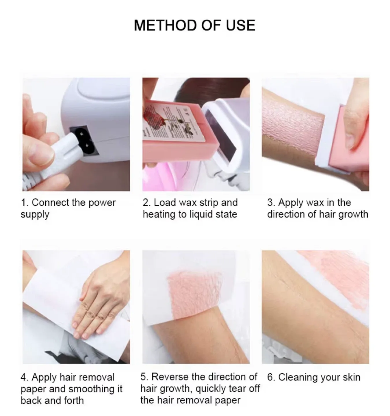 Portable Wax Heater - Easy, Mess-Free and Quick Applications image indicator(4)