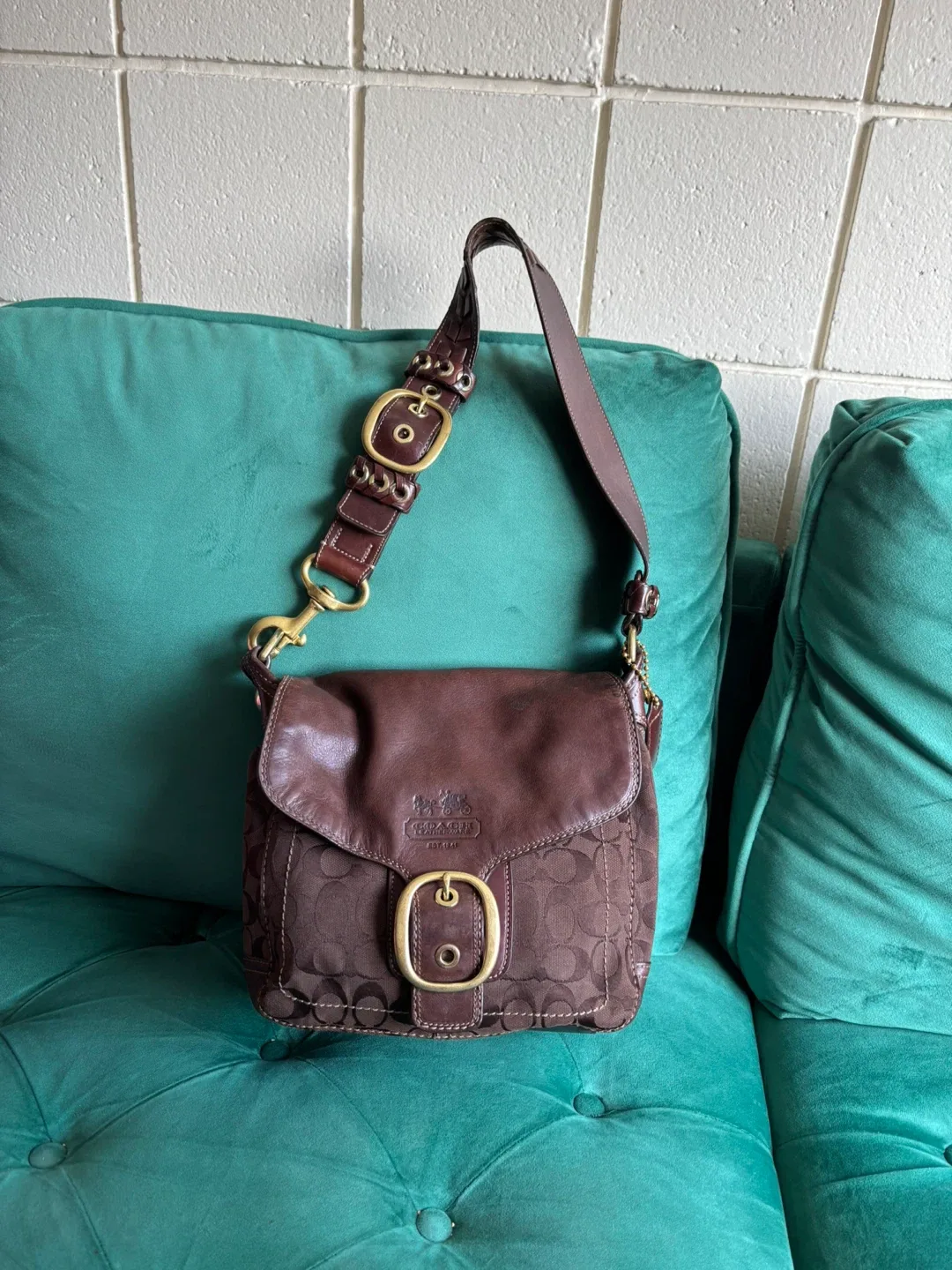 Vintage Coach Bleecker shoulder bag
