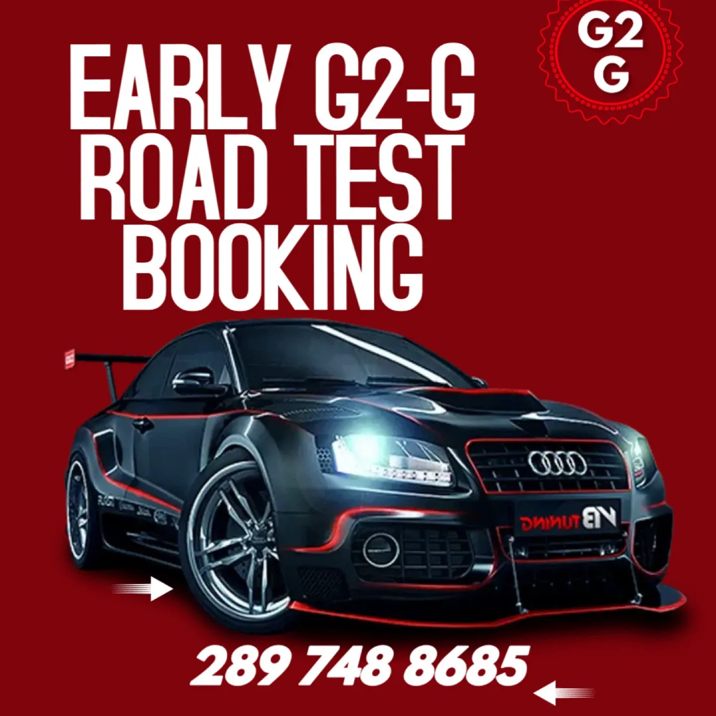 ASAP ROAD TEST (G-G2) EARLY BOOKING thumbnail