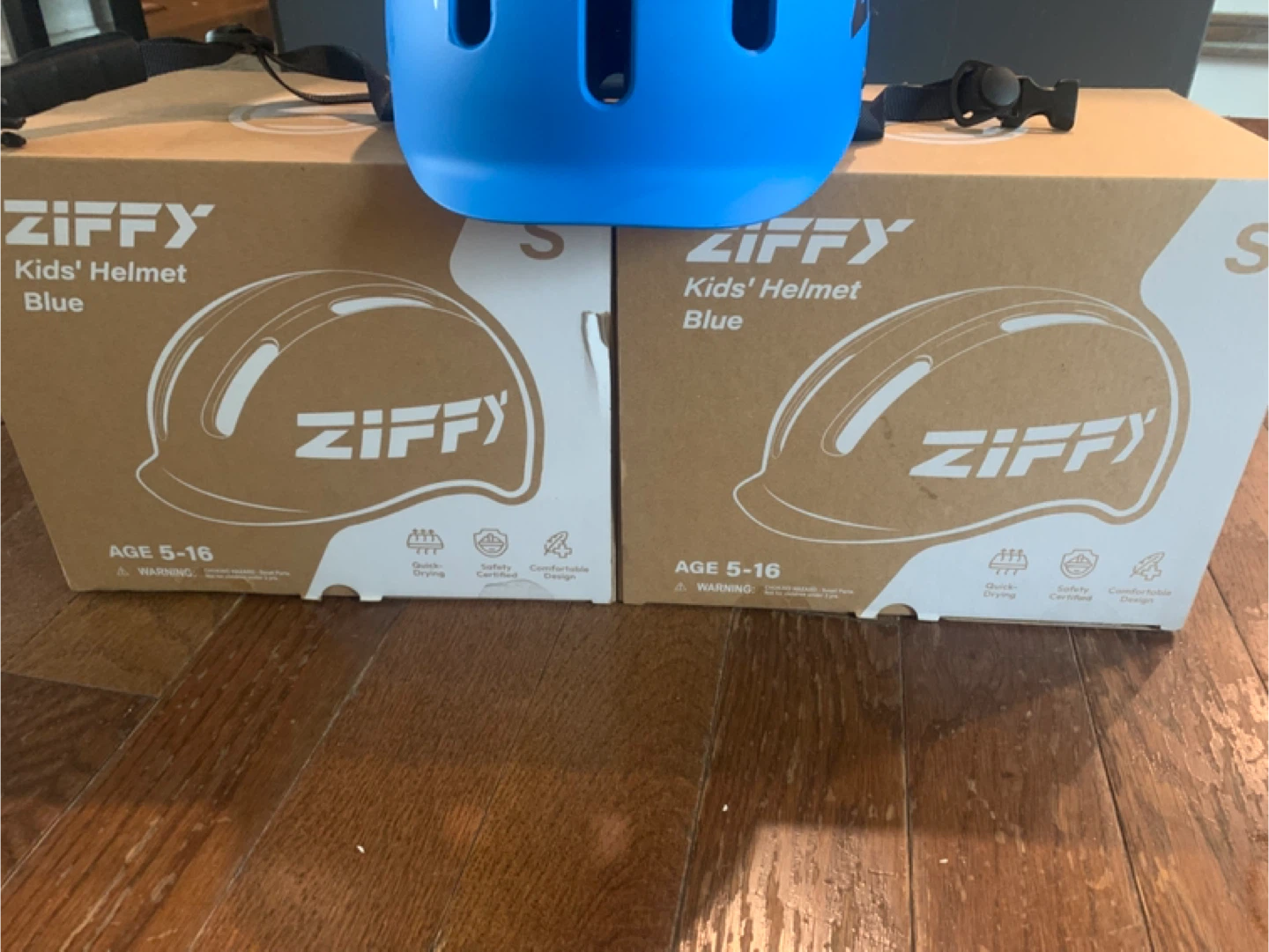 Ziffy Kids' Helmet - Blue, Size S, Age 5-16 - photo 3