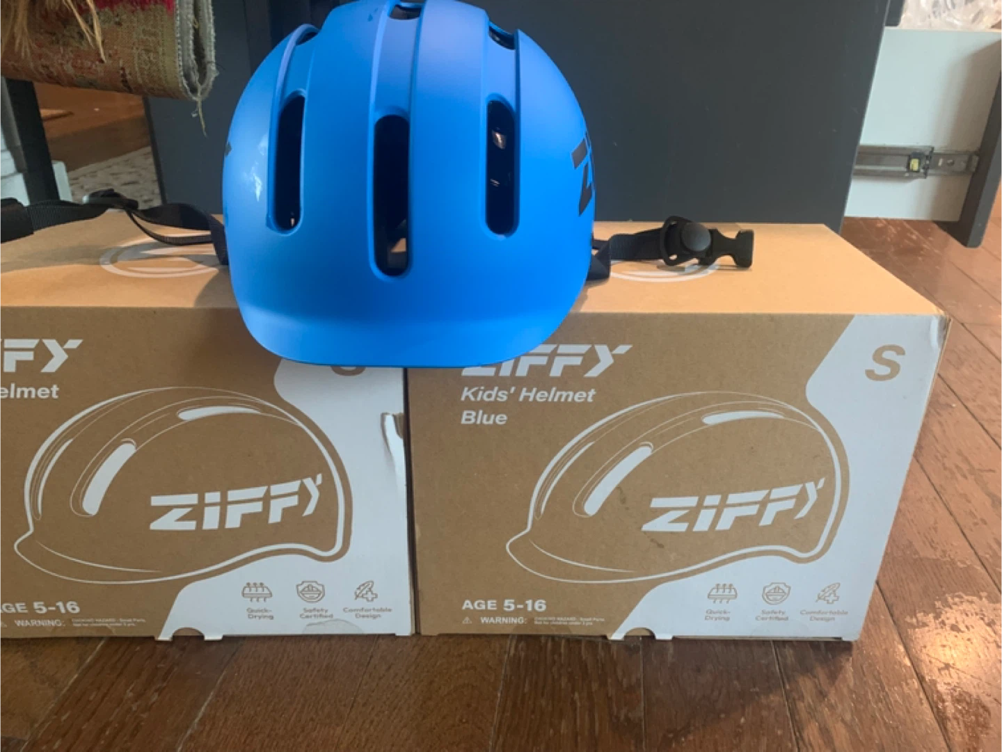 Ziffy Kids' Helmet - Blue, Size S, Age 5-16 - photo 4
