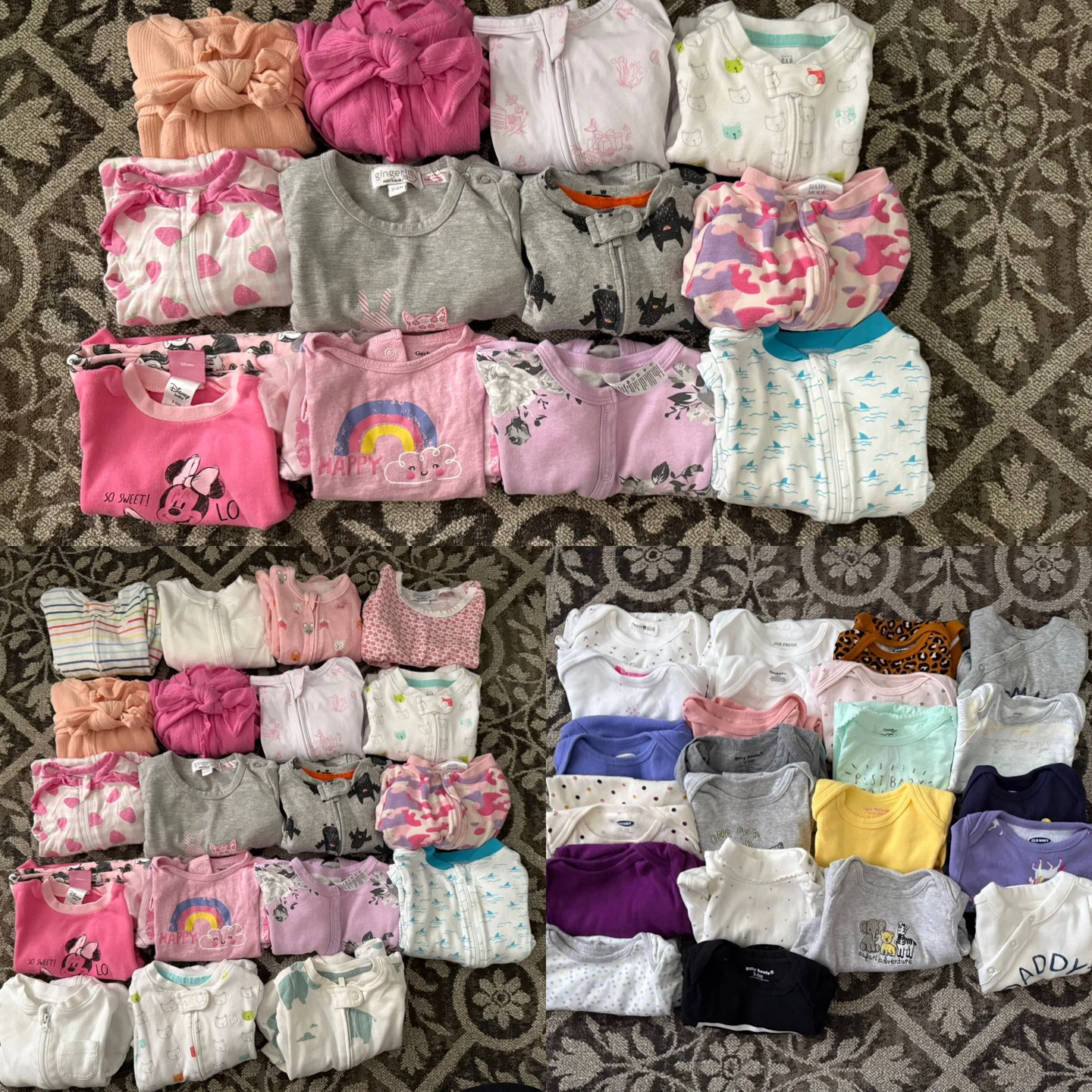 Baby Girl Clothing Bundle - Sizes 3-6 months
