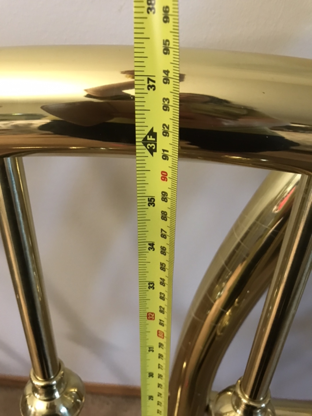 Victorian Brass Beds Headboard with Metal Bed Frame  - Gold - photo 2