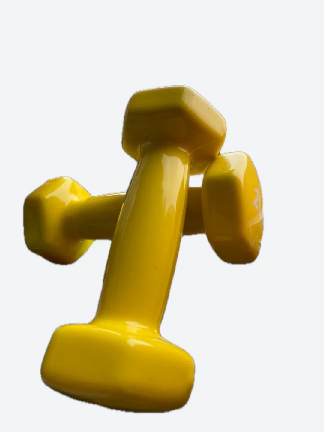 Yellow Dumbbells 2 LB - Pair