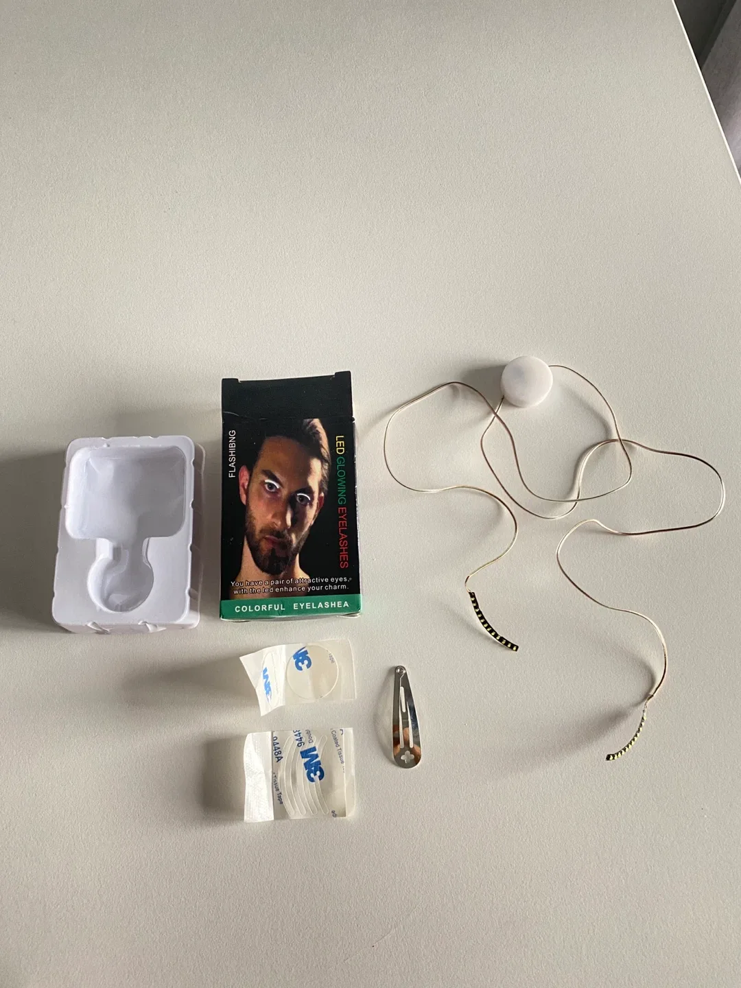 LED Glowing Eyelashes - White light image indicator(5)